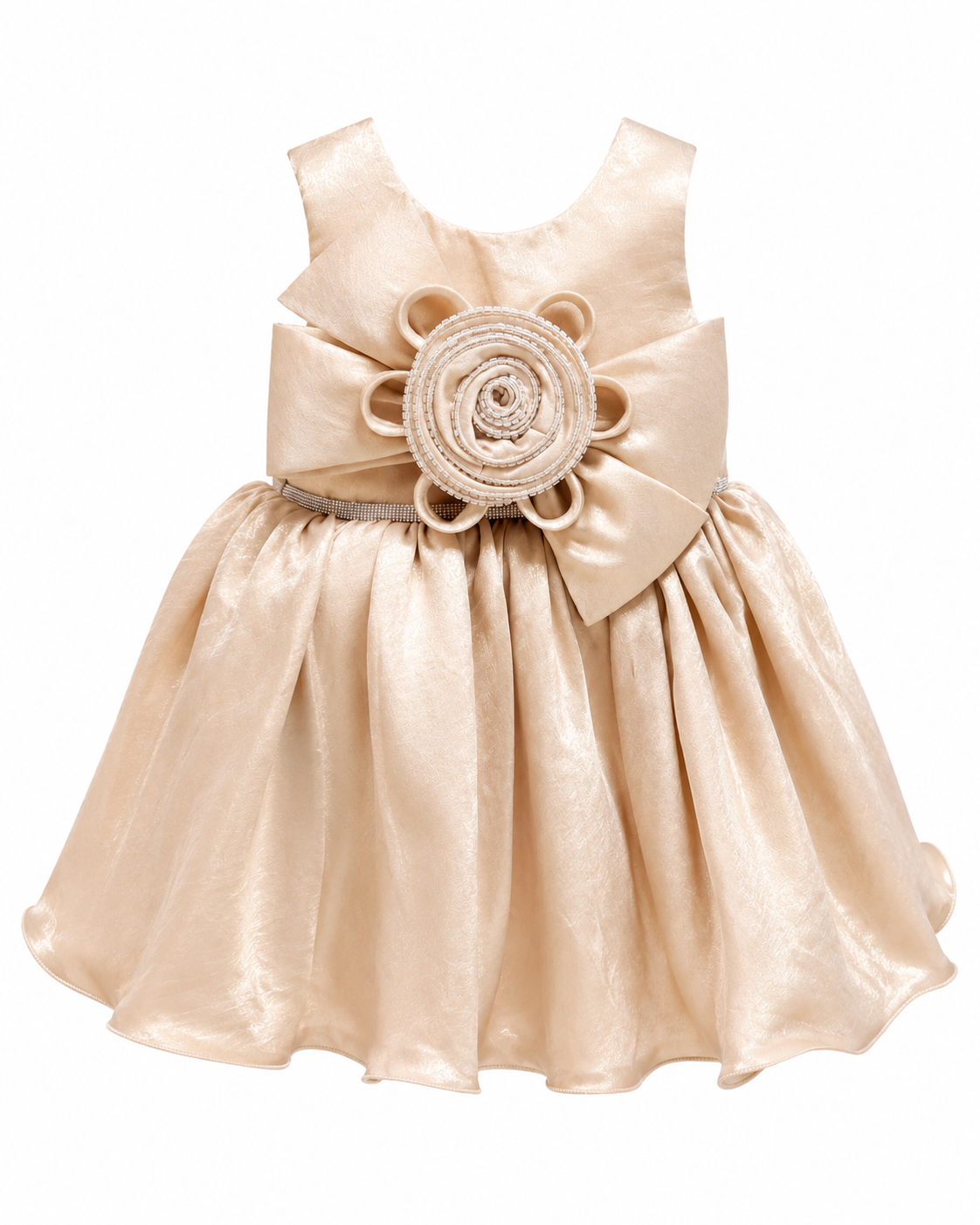 Golden Blossom Party Frock