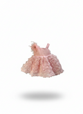 Blush Rosette Princess Dress