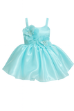 Elegant Aqua Blue Party Frock