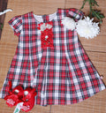 Plaid Teddy Charm Dress