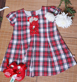 Plaid Teddy Charm Dress