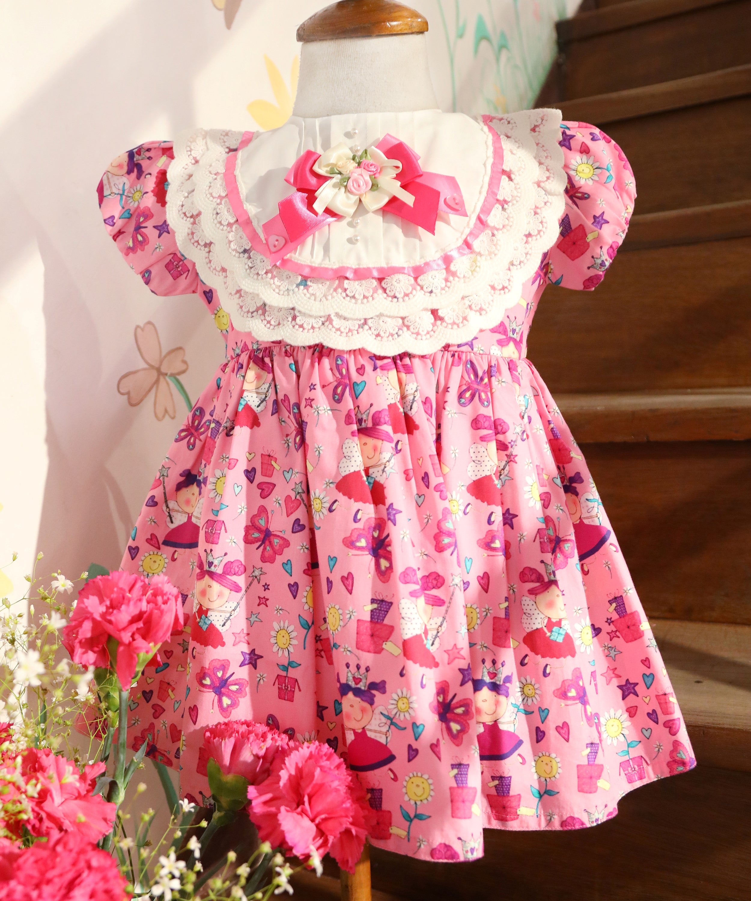 Pretty Princess Pink Party Frock