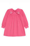 Pink Bow-Collar Baby Dress