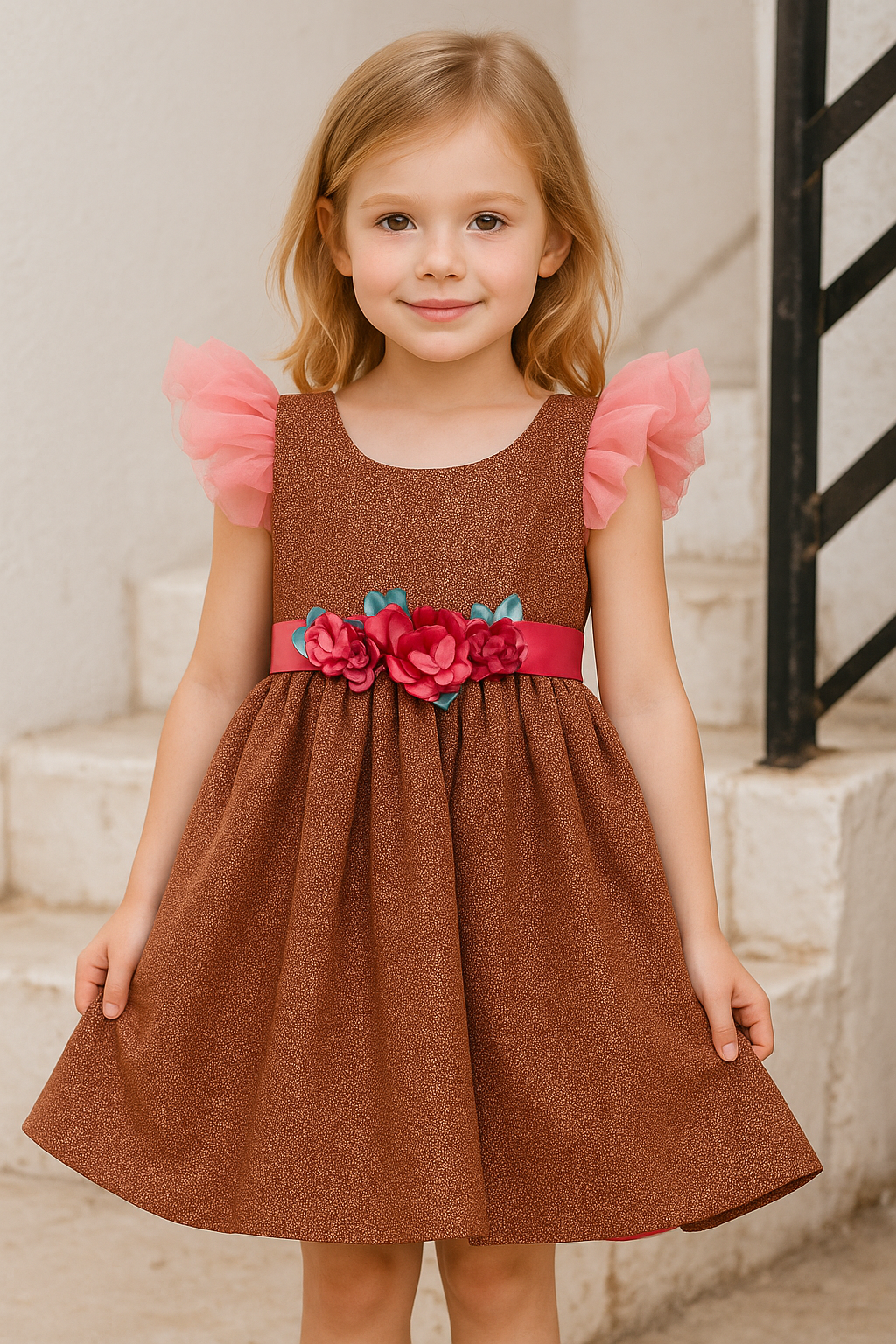 Copper Shine Party Frock