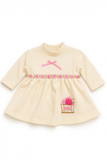 Cream Blossom Baby Frock