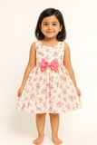 Floral Party Frock with Bow