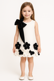 Black & White Bow Party Frock