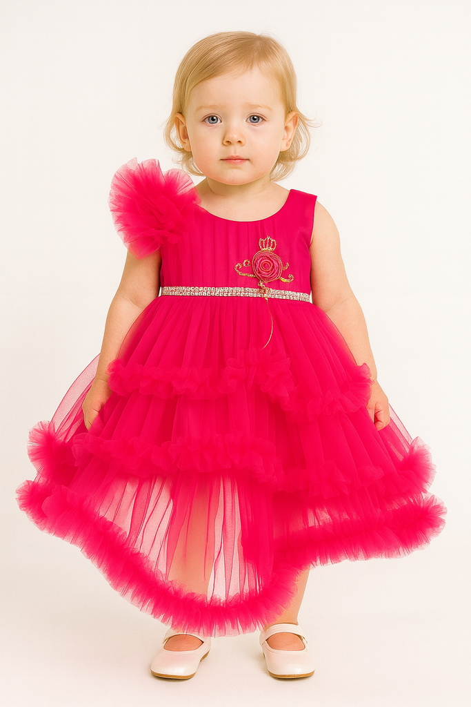 Fuchsia Princess Tulle Party Frock