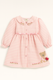 Pink Teddy Stripe Dress
