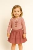Blush Rosette Lace Top