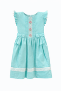 Aqua Lace Garden Dress