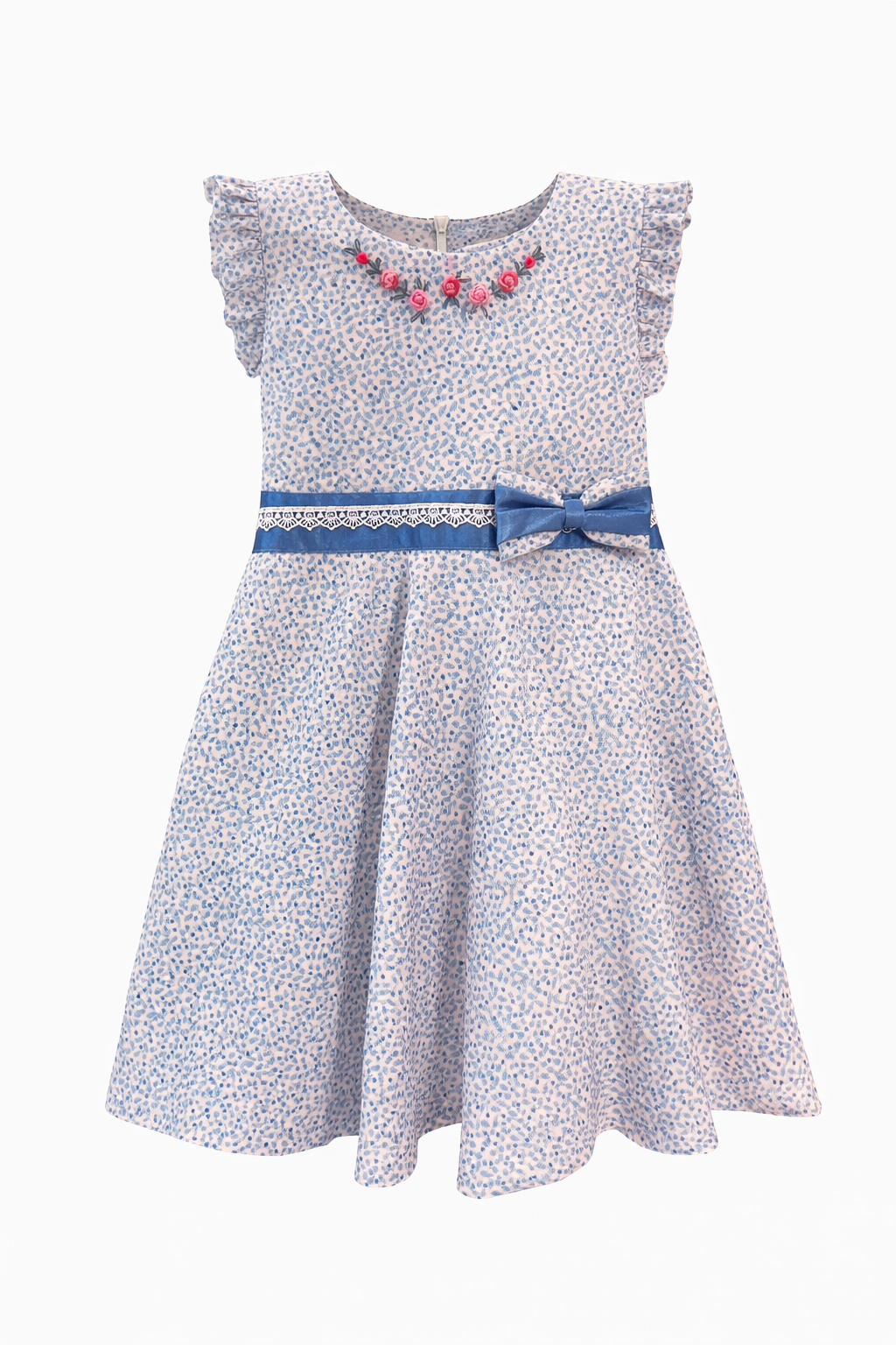 Blue Meadow Blossom Dress