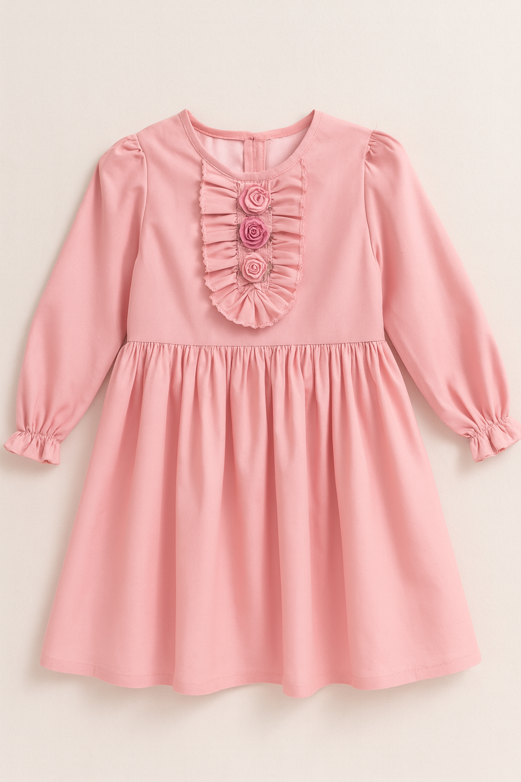 Rose Ruffle Pink Frock