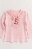 Pink Lace Bow Top