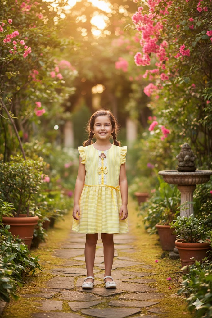 Sunshine Stripe Charm Dress