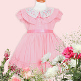 Rose Petal Charm – Vintage Pink Cotton Frock
