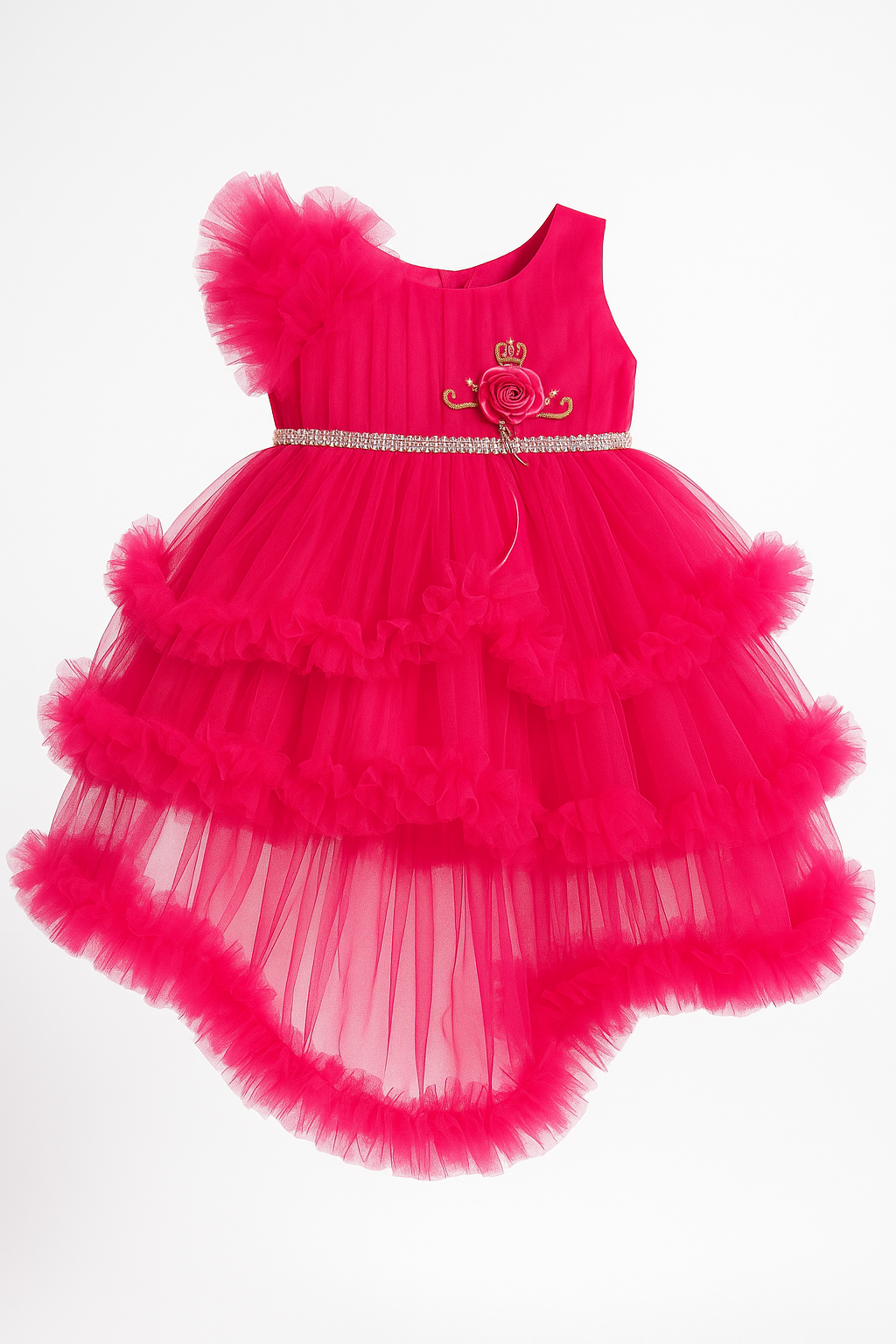 Fuchsia Princess Tulle Party Frock